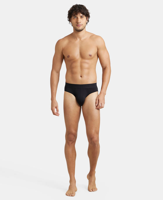 Environment Friendly Tencel Lyocell Fiber Brief With Natural Stayfresh Properties - Black