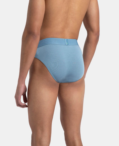 Environment Friendly Tencel Lyocell Fiber Brief With Natural Stayfresh Properties - Blue Shadow