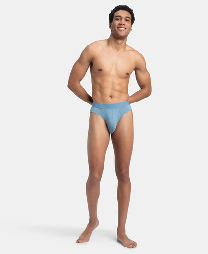 Environment Friendly Tencel Lyocell Fiber Brief With Natural Stayfresh Properties - Blue Shadow