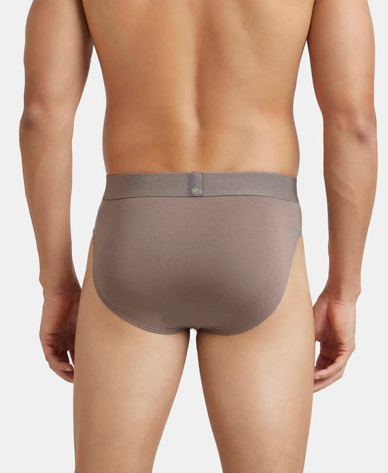 Environment Friendly Tencel Lyocell Fiber Brief With Natural Stayfresh Properties - Dark Khaki