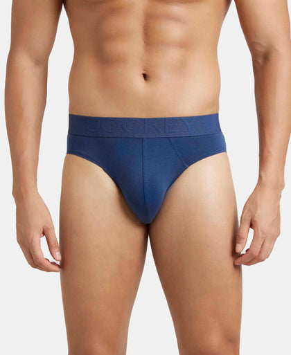 Environment Friendly Tencel Lyocell Fiber Brief With Natural Stayfresh Properties - Insignia Blue-1