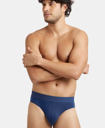 Environment Friendly Tencel Lyocell Fiber Brief With Natural Stayfresh Properties - Insignia Blue