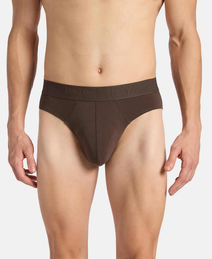 Environment Friendly Tencel Lyocell Fiber Brief With Natural Stayfresh Properties - Turkish Coffee
