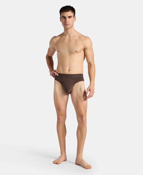 Environment Friendly Tencel Lyocell Fiber Brief With Natural Stayfresh Properties - Turkish Coffee