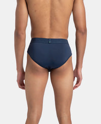 Soft Touch Recycled Microfiber Elastane Stretch Brief with Ultrasoft Waistband - Insignia Blue