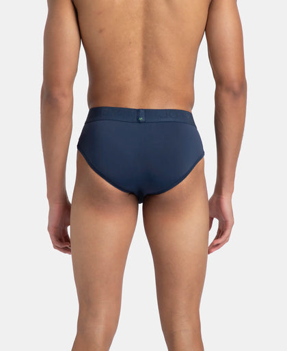 Soft Touch Recycled Microfiber Elastane Stretch Brief with Ultrasoft Waistband - Insignia Blue