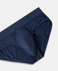 Soft Touch Recycled Microfiber Elastane Stretch Brief with Ultrasoft Waistband - Insignia Blue