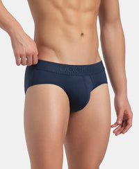 Soft Touch Recycled Microfiber Elastane Stretch Brief with Ultrasoft Waistband - Insignia Blue