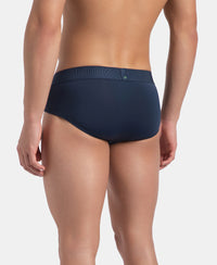 Soft Touch Recycled Microfiber Elastane Stretch Brief with Ultrasoft Waistband - Insignia Blue