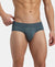 Soft Touch Recycled Microfiber Elastane Stretch Brief with Ultrasoft Waistband - Stormy Weather
