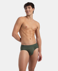 Soft Touch Recycled Microfiber Elastane Stretch Brief with Ultrasoft Waistband - Thyme
