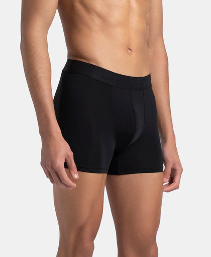 Soft Touch Recycled Microfiber Elastane Stretch Trunk with Ultrasoft Waistband - Black