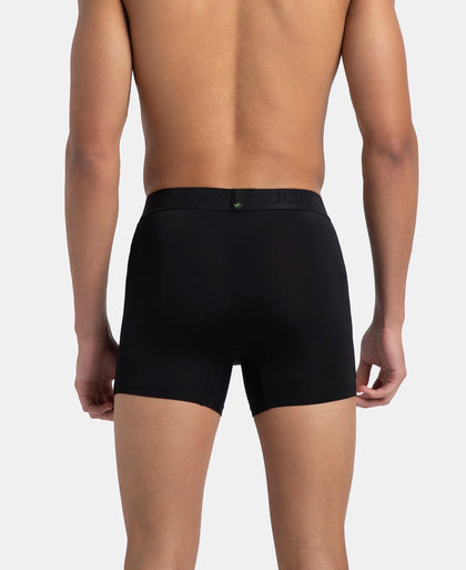 Soft Touch Recycled Microfiber Elastane Stretch Trunk with Ultrasoft Waistband - Black