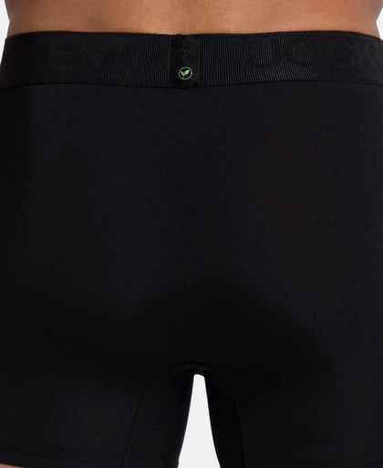 Soft Touch Recycled Microfiber Elastane Stretch Trunk with Ultrasoft Waistband - Black