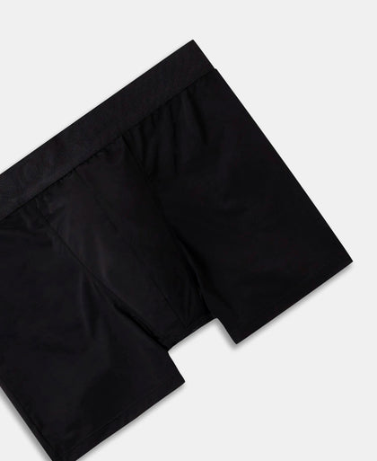 Soft Touch Recycled Microfiber Elastane Stretch Trunk with Ultrasoft Waistband - Black