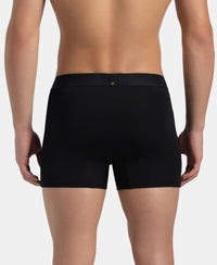 Soft Touch Recycled Microfiber Elastane Stretch Trunk with Ultrasoft Waistband - Black