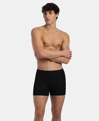 Soft Touch Recycled Microfiber Elastane Stretch Trunk with Ultrasoft Waistband - Black