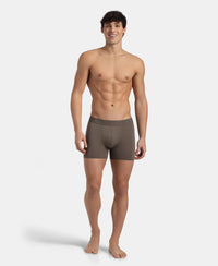 Soft Touch Recycled Microfiber Elastane Stretch Trunk with Ultrasoft Waistband - Dark Khaki