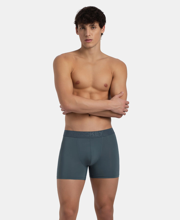 Soft Touch Recycled Microfiber Elastane Stretch Trunk with Ultrasoft Waistband - Stormy Weather
