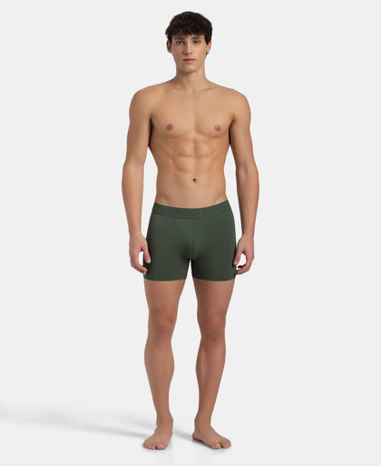 Soft Touch Recycled Microfiber Elastane Stretch Trunk with Ultrasoft Waistband - Thyme