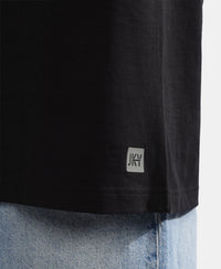 Super Combed Cotton Blend Tank Top - Black