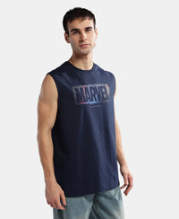 Super Combed Cotton Blend Tank Top - Navy