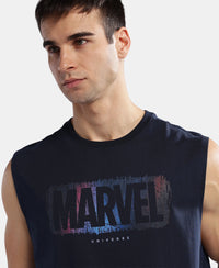 Super Combed Cotton Blend Tank Top - Navy