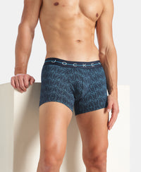 Marvel Avengers Super Combed Cotton Elastane Stretch Printed Trunk with Ultrasoft Waistband - Navy & Monument (Pack of 2)