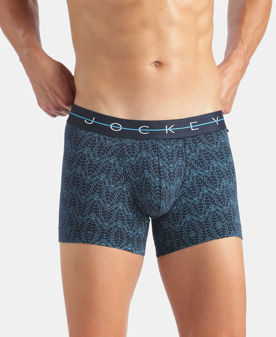 Marvel Avengers Super Combed Cotton Elastane Stretch Printed Trunk with Ultrasoft Waistband - Navy & Monument (Pack of 2)