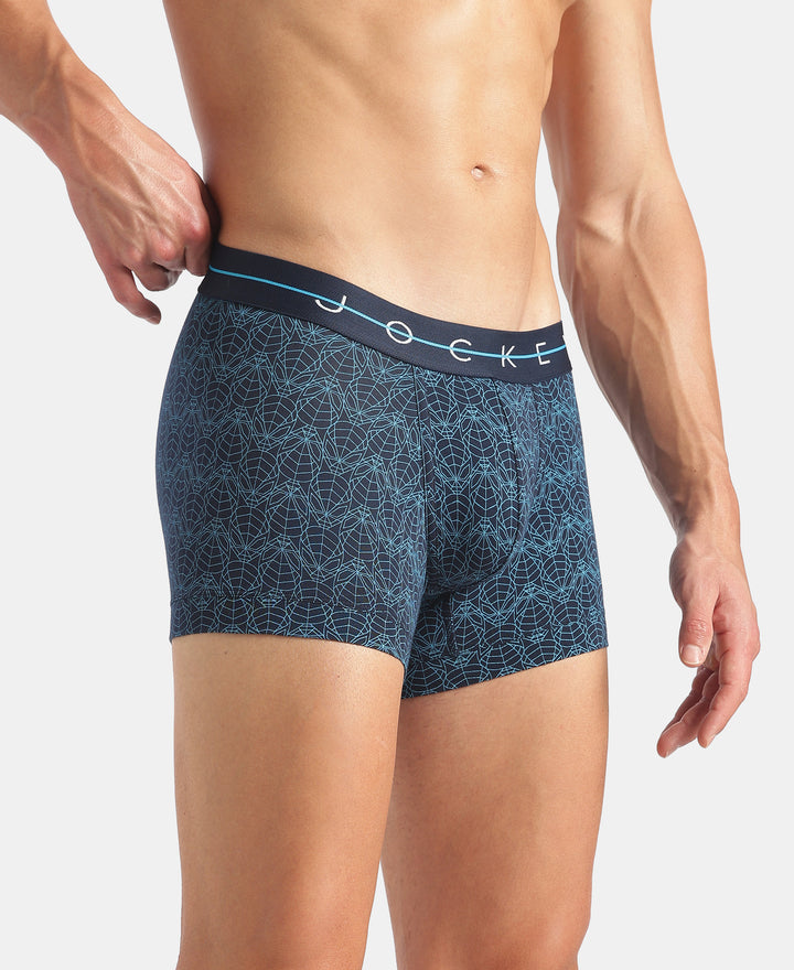 Marvel Avengers Super Combed Cotton Elastane Stretch Printed Trunk with Ultrasoft Waistband - Navy & Monument (Pack of 2)