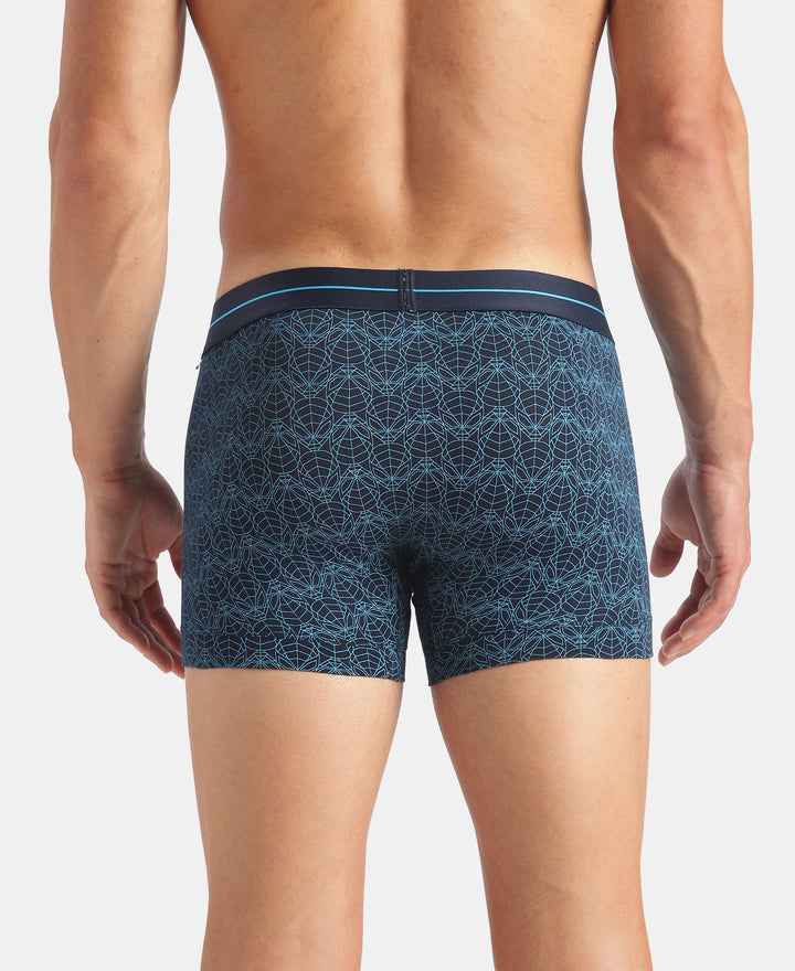 Marvel Avengers Super Combed Cotton Elastane Stretch Printed Trunk with Ultrasoft Waistband - Navy & Monument (Pack of 2)