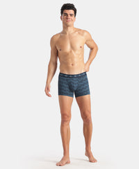 Marvel Avengers Super Combed Cotton Elastane Stretch Printed Trunk with Ultrasoft Waistband - Navy & Monument (Pack of 2)