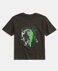 Marvel Avengers Super Combed Cotton Graphic Printed Half Sleeve T-Shirt - Deep Olive