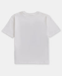 Marvel Avengers Super Combed Cotton Graphic Printed Half Sleeve T-Shirt - White