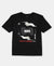 Marvel Avengers Super Combed Cotton Graphic Printed Half Sleeve T-Shirt - Black