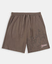 Marvel Avengers Boy's Super Combed Cotton Rich Graphic Printed Shorts - Dark Khaki
