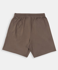 Marvel Avengers Boy's Super Combed Cotton Rich Graphic Printed Shorts - Dark Khaki