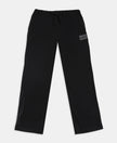 Marvel Avengers Boy's Super Combed Cotton Rich Graphic Printed Trackpants - Black