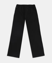 Marvel Avengers Boy's Super Combed Cotton Rich Graphic Printed Trackpants - Black