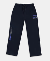 Marvel Avengers Boy's Super Combed Cotton Rich Graphic Printed Trackpants - Navy