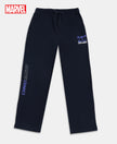 Marvel Avengers Boy's Super Combed Cotton Rich Graphic Printed Trackpants - Navy