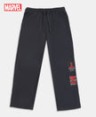 Marvel Avengers Boy's Super Combed Cotton Rich Graphic Printed Trackpants - Graphite