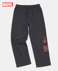 Marvel Avengers Boy's Super Combed Cotton Rich Graphic Printed Trackpants - Graphite