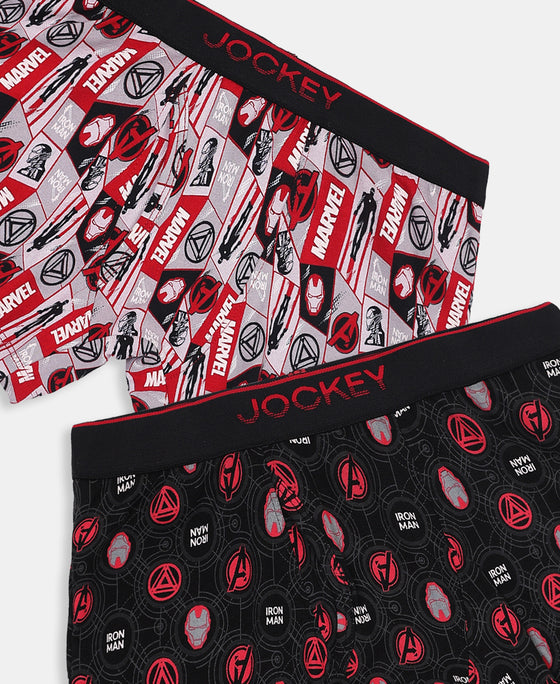Buy Marvel Avengers Super Combed Cotton Elastane Stretch Printed Trunk ...