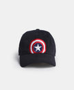 Marvel Super Combed Cotton Printed Cap with Adjustable Closure - Navy