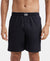 Super Combed Mercerized Cotton Woven Fabric Boxer Shorts - Black