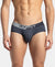 Microfiber Mesh Elastane Stretch Performance Brief with StayDry Technology - True Navy
