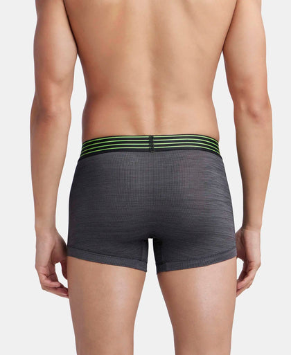 Microfiber Mesh Elastane Stretch Performance Trunk with StayDry Technology - Black-3
