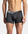 Microfiber Mesh Elastane Stretch Performance Trunk with StayDry Technology - Black