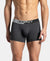 Microfiber Mesh Elastane Stretch Performance Trunk with StayDry Technology - Black